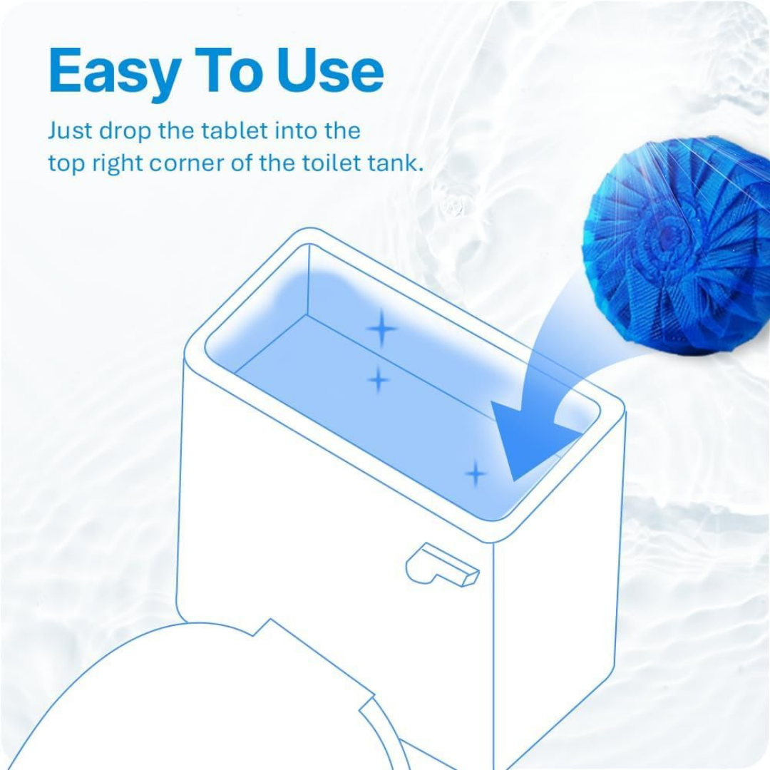 Imported Toilet Bowl Cleaner Tablets (Pack Of 10) (HIGHLY RECOMMENDED💯)(50% OFF ON SALE🤩🤩)