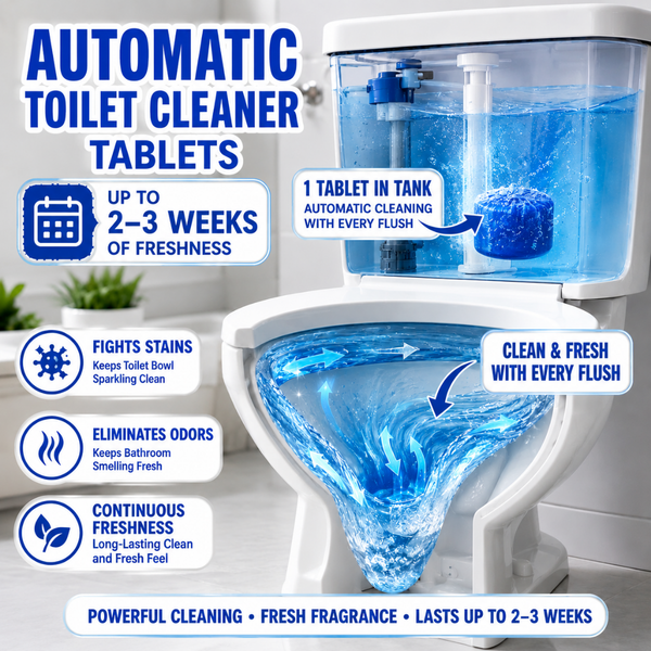 Imported Toilet Bowl Cleaner Tablets (Pack Of 10) (HIGHLY RECOMMENDED💯)(50% OFF ON SALE🤩🤩)