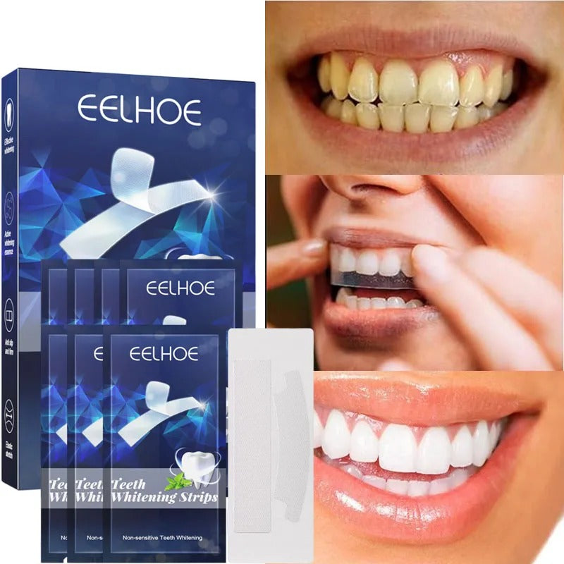 Teeth Whitening Strips For Teeth Mint Flavour 7 Pairs (14 Strips)